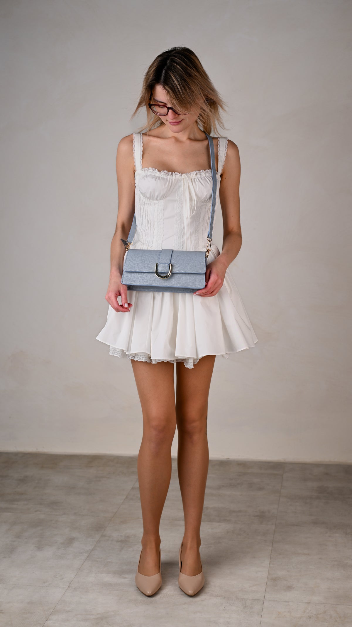 Geantă ALEXIA baby blue - vedere 5