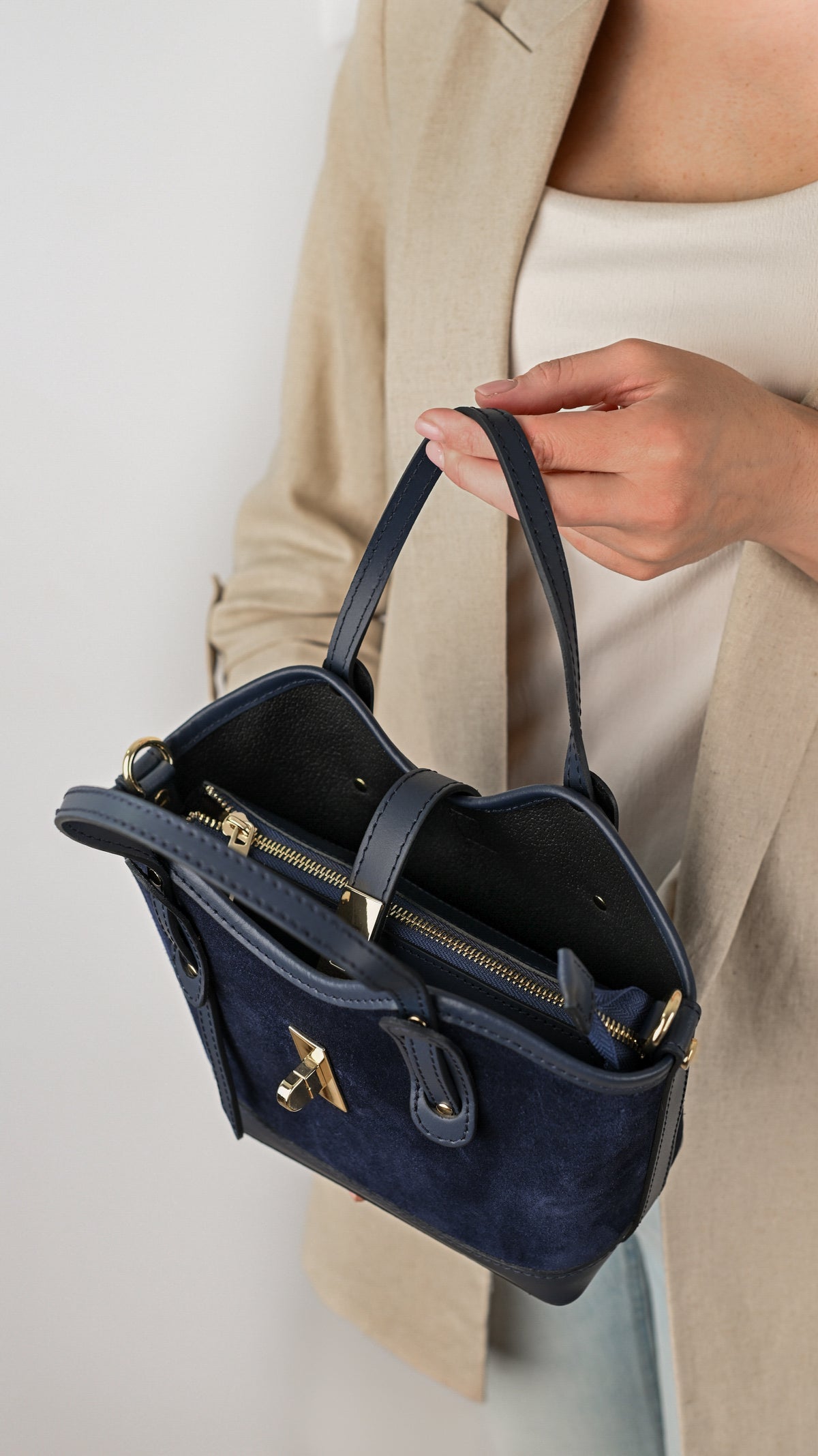 Geantă VANESSA mini midnight navy - vedere 5