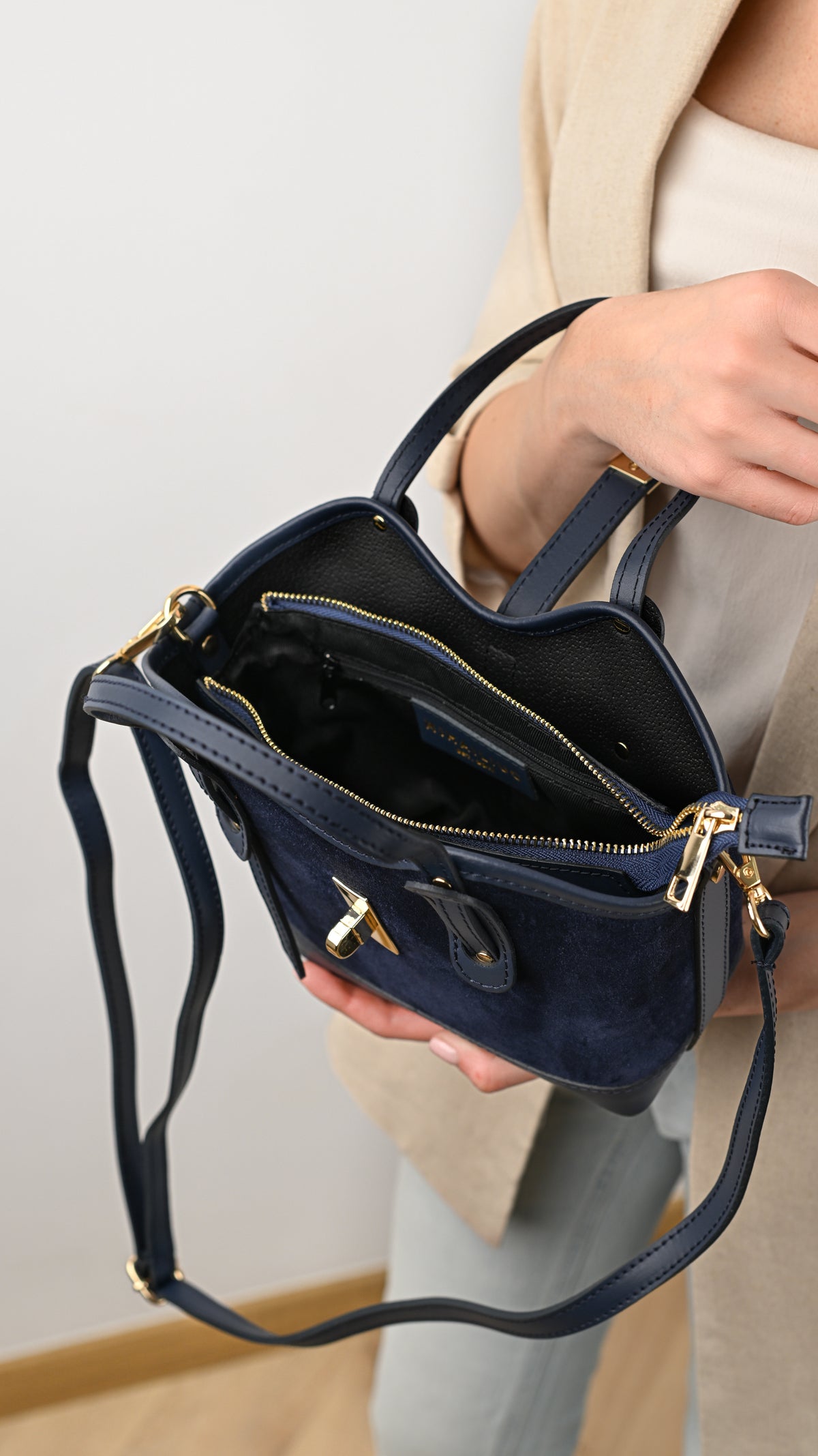 Geantă VANESSA mini midnight navy - vedere 6
