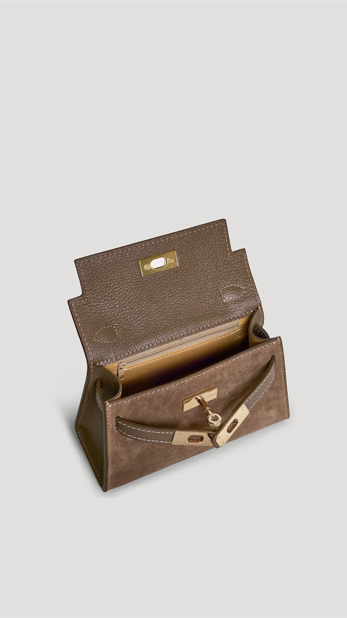 Geantă LINA mini taupe - vedere 6