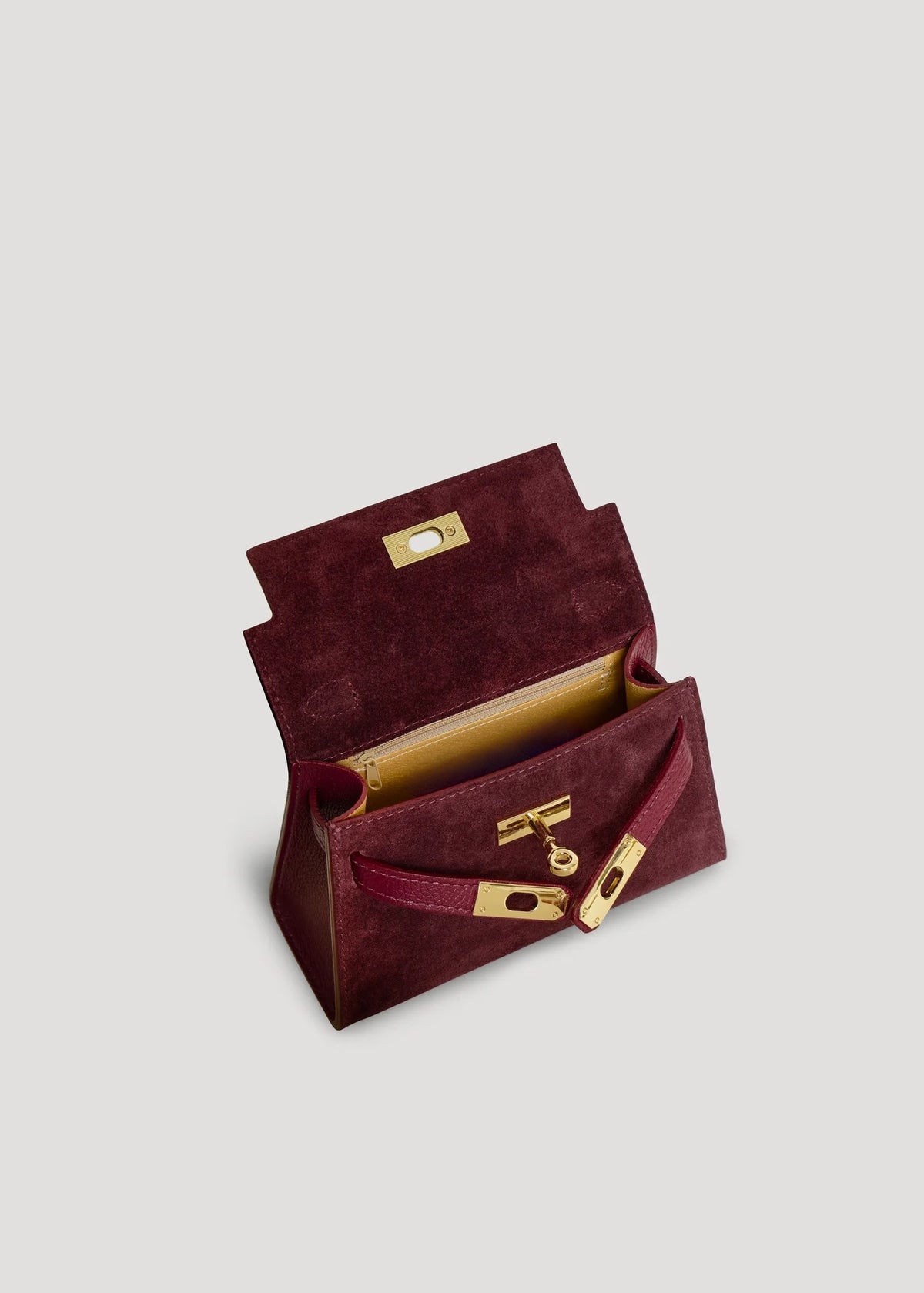 Geantă LINA mini burgundy - vedere 6