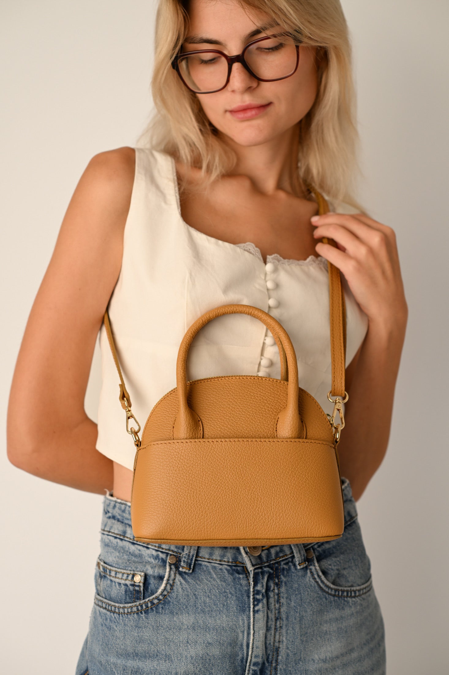 EMMA MINI CAMEL ÎNCHIS