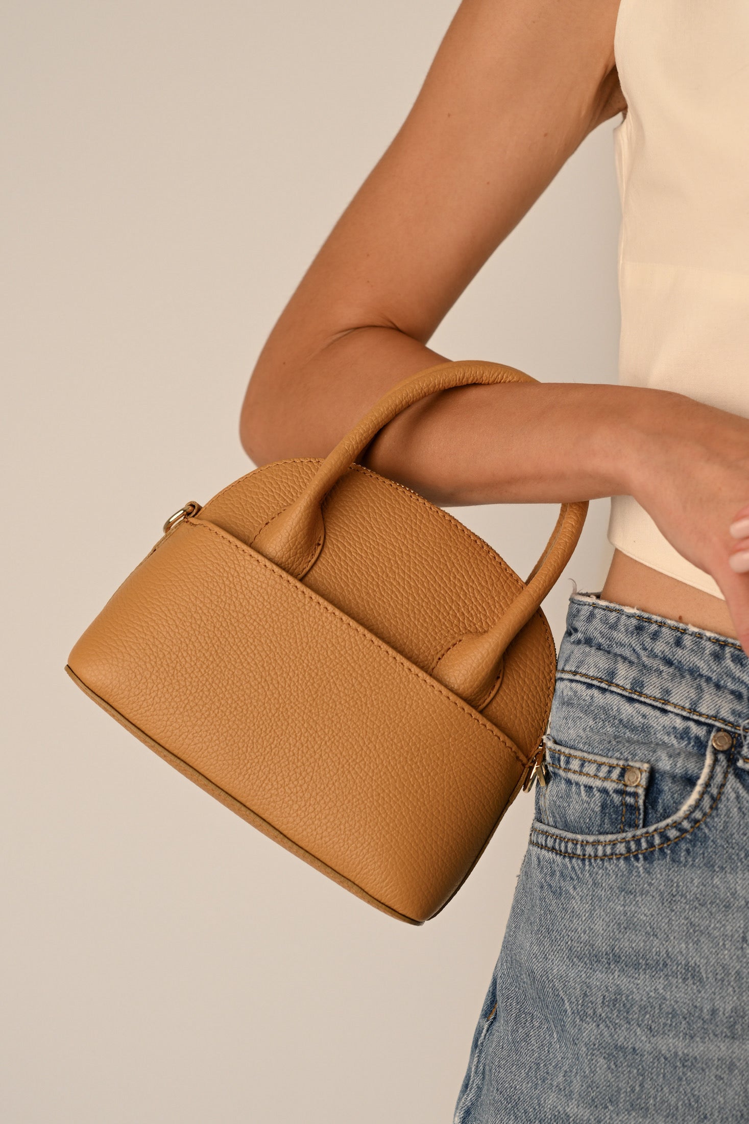 EMMA MINI CAMEL ÎNCHIS