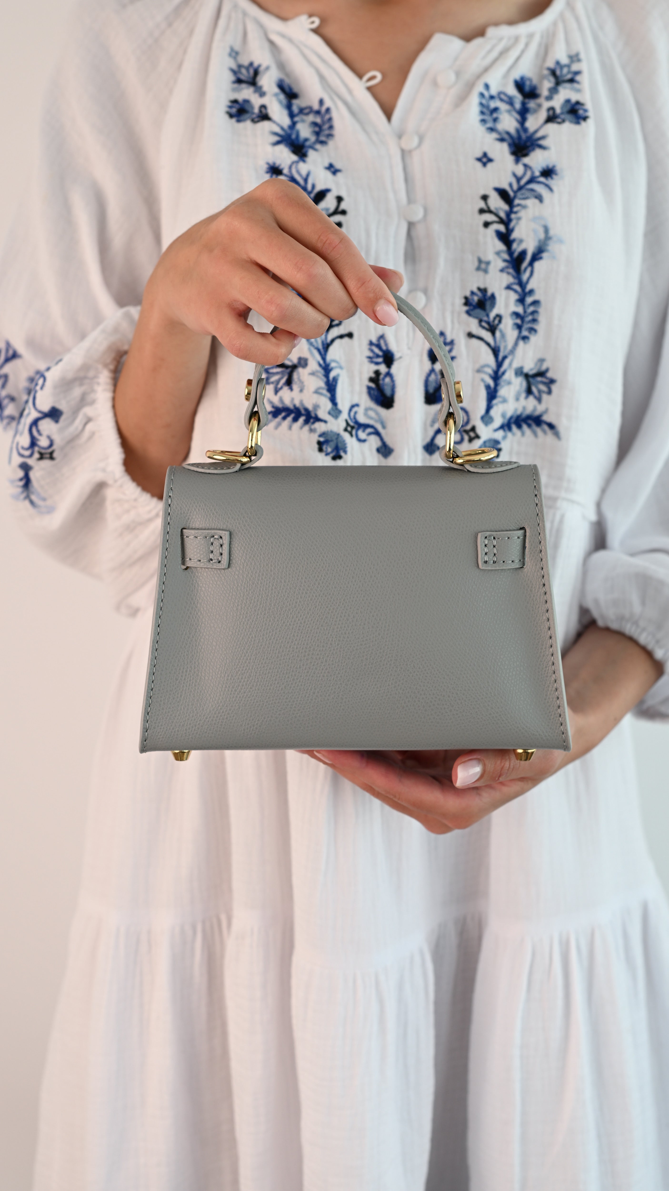 LINA MINI PEARL GREY