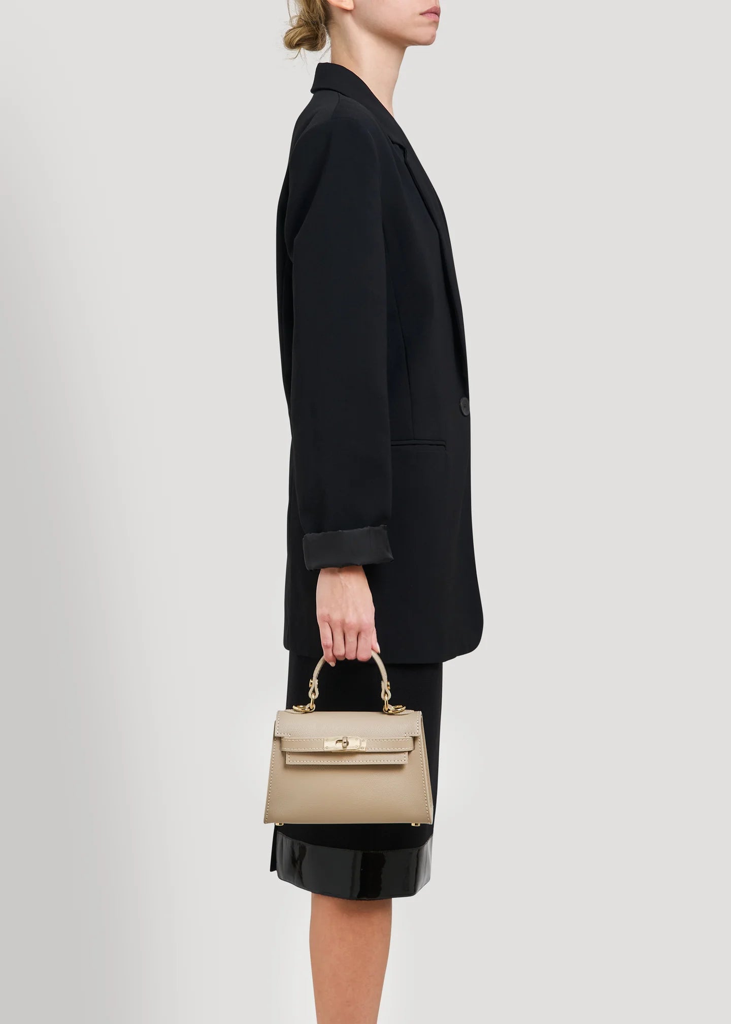 LINA MINI TAUPE DESCHIS