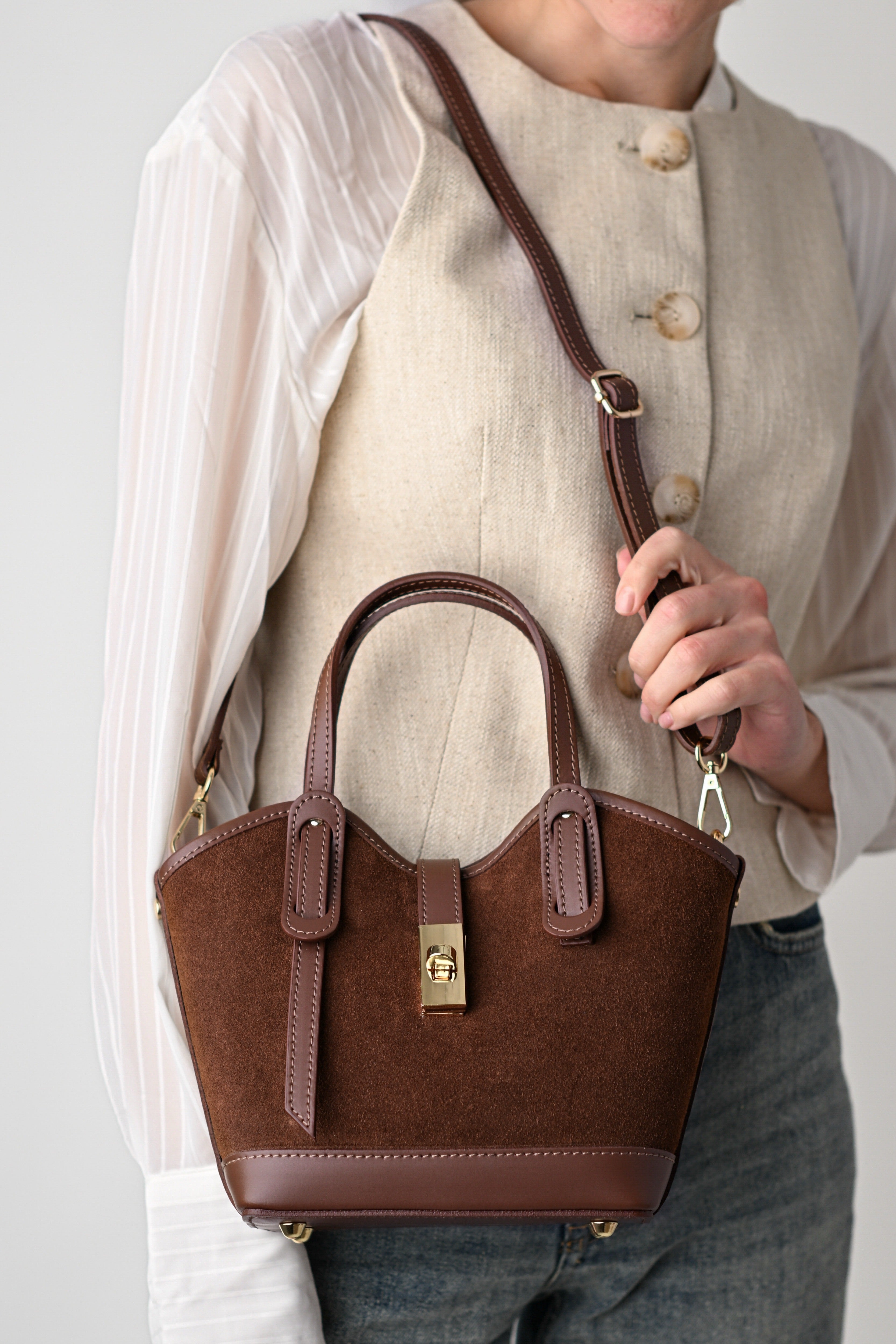 VANESSA MINI MARO CIOCOLATĂ